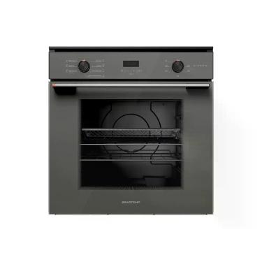 Imagem de Forno Elétrico de Embutir Brastemp Multifuncional 84L Cinza BOX84AR, 1
