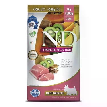 Imagem de Ração Seca N&D Tropical Selection Canine Adultos Porte Pequeno Suino 2