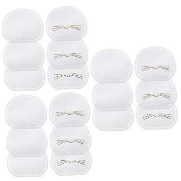 Imagem de VILLCASE 3 Conjuntos De Placa De Gato Com Painel Transparente Tecido Para Trás Fazendo DIY Bolsa De Artesanato Artesanal Para Sacos De Acrílico Tecendo Bolsa Transparente De Tricô