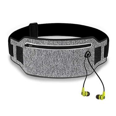 Imagem de Pochete Esportiva Corrida Celular Fitness Slim Impermeavel Cor:Preto