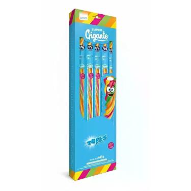 Imagem de Bala Extrusada Torcida Frutas e Nata 648g - Congratulations Store