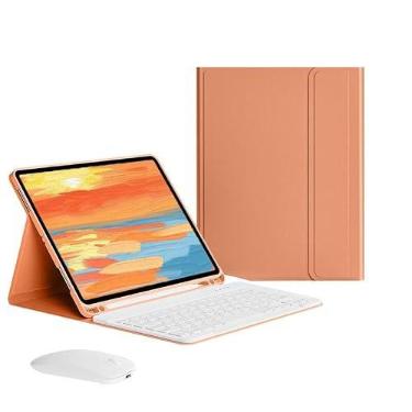 Imagem de Capa Para Tablet, Capa + Mouse e Teclado Magnético Bluetooth Destacável Para Samsung Tab S9 Ultra 14.6 Polegadas