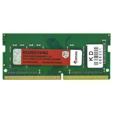 Imagem de Memória RAM para Notebook Keepdata KD26S19-4G 4GB DDR4 2666MHz SODIMM CL19 1.2V