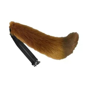 Imagem de Tiara De Orelhas De Lobo De Pelúcia Para Mulheres, Acessório De Fantas
