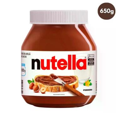 Imagem de Nutella Creme De Avelã Com Cacau Pote Grande 650g Chocolate Cremoso Sa