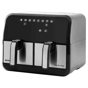 Imagem de Fritade Elétrica Air Fryer Cesto Duplo 8 Litros Inox Temperatura Até 2