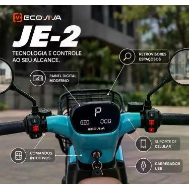 Imagem de Ecoviva je2  a scooter elétrica que une potência, conforto e estilo, P