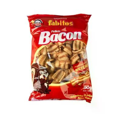 Imagem de Salgadinho Pellet Bacon Fritisco 90g C/ 10 Unidades
