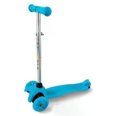 Imagem de Patinete Azul 3 Rodas com Luzes - CKS