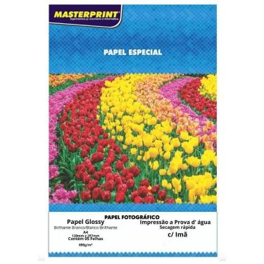 Imagem de Papel Fotográfico Masterprint 302010009 Glossy com Ímã A4 Pacote 05 Fo