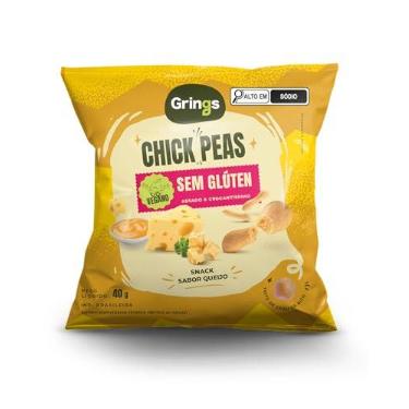 Imagem de Snack de Grão-de-bico Grings, Sabor Queijo, 40g