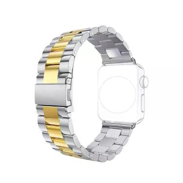 Imagem de Pulseira Aço Elos Smartwatch Relogio Relogio Smartband