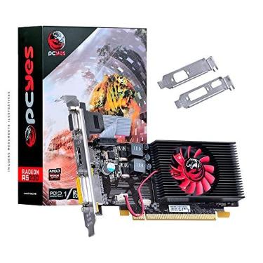 Imagem de PCYES GPU R5 230 2GB DDR3 64 BITS LOW PROFILE – PA230DR364LP, Cor: Preto