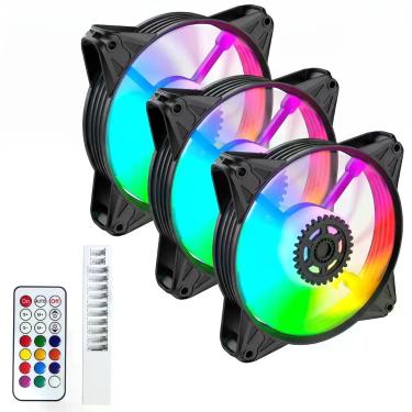 Imagem de Kit Cooler Night Eurus + Mini HUB RGB para PC Gamer - CLANM