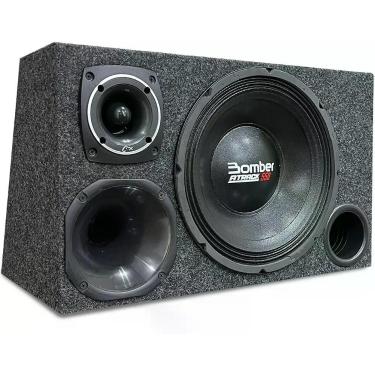 Imagem de Caixa Trio Som Automotivo Oestesom Woofer Bomber Atrack