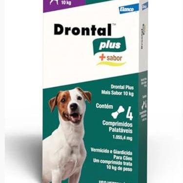 Imagem de Drontal Plus Vermífugo Sabor Carne - para Cães até 10 Kg, Bayer