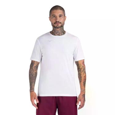Imagem de Camiseta de Treino Mizuno Lifestyle Logo Masculina, P, Branco