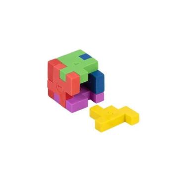Imagem de Borracha Tetris Cubo 6 em 1 - BRW