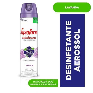 Imagem de Desinfetante Lysoform Aerosol Lavanda 360ml