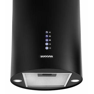Imagem de SUGGAR COIFA ILHA REDONDA QUARTZO 35 CM PRETA 110V TP3521PT