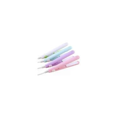 Imagem de Mini Chapinha Prancha Cabelo Portátil Com Case 160º Bivolt (VERDE AGUA)