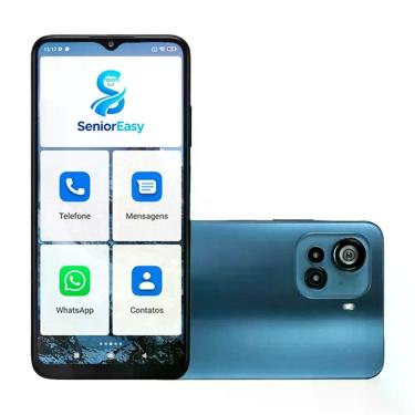 Imagem de Smartphone Idoso Tela Grande Dois Chips Android 64gb _ SeniorEasy