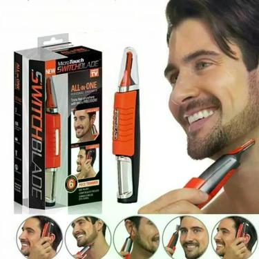 Imagem de Maquina De Cortar Cabelo Aparador Pelos Sem Fio Led 6 Em 1 Kit Completo Nariz Orelha Barba Sobrancelha Corpo Rosto
