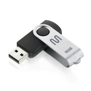 Imagem de Pen Drive Twist 16GB USB 2.0 Multilaser PD588 Preto Leitura 10MB/s, G