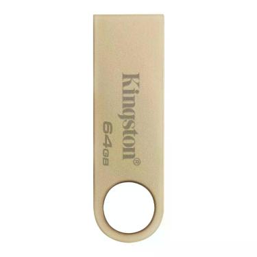 Imagem de Pen Drive Kingston DTSE9G3-64GB USB 3.2 Dourado com Alta Velocidade de Transmissão 64GB