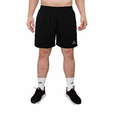 Imagem de Short Esportivo Basic Muvin – Masculino – Calção Esportivo – Bermuda Futebol - Tecnologia Dry – Voleibol – Handebol – Futevôlei – Beach Tennis – Confortável – Leve – Treino – Atividade Física (GG, Preto)