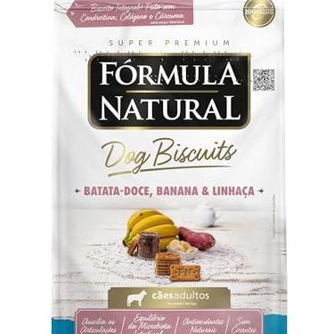 Imagem de Adimax Fresh Meat Biscuits Batata Doce Banana E Linhaça 250G