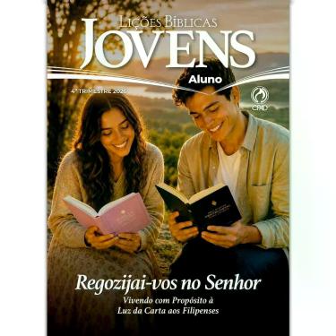 Imagem de LIÇÕES BÍBLICAS JOVENS ALUNO 4 Tr. de 2026  REGOZIJAI-VOS NO SENHOR - 