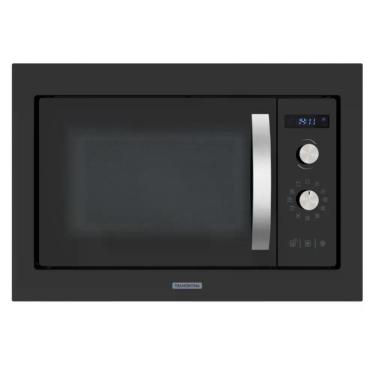 Imagem de Micro-ondas de Embutir Tramontina Glass Cook 25L 94880-008 com Grill Digital Preto 220V