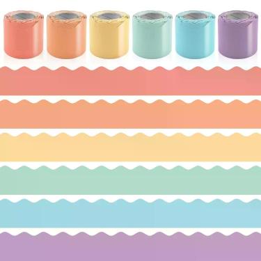 Imagem de PINBOARD Bermoge 60m Bordas Pastel 6 Rolos