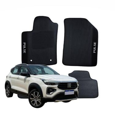Imagem de Kit Completo 3 Peças Tapete Automotivos Específico Fiat Pulse 2022 a 2