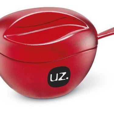 Imagem de Açucareiro Acrilico Translucido Uz, Vermelho
