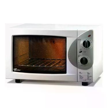Imagem de Forno Elétrico de Bancada Fischer Grill 44L Autolimpante com Timer e Função Dourar Branco 110V