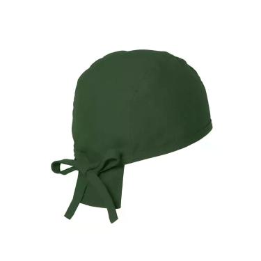 Imagem de Bandana Verde Escuro Touca Cozinha Bar Ajustavel Unissex - CASACHA