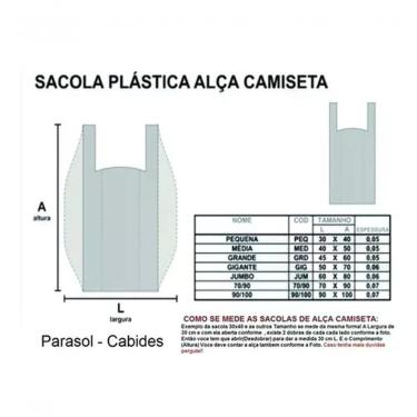 Imagem de Sacola Plástica Reciclada 45x60 Pacote 1KG Reforçada para Uso Geral Azul, Verde, Marrom Higipack
