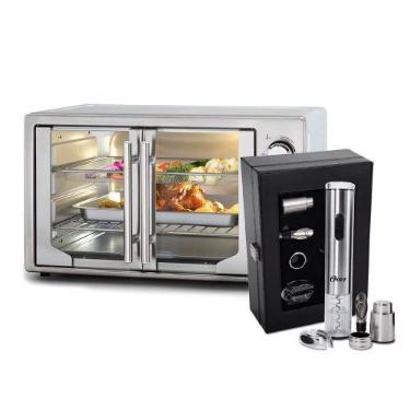 Imagem de Kit Forno e Fryer French Door com Kit para Vinho Oster, 220V