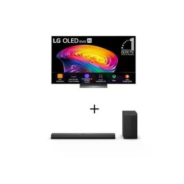 Imagem de Smart TV LG OLED evo AI 4K C6 77 polegadas 2026+Soundbar LG S70TY Dolby Atmos com configuração de canais 3.1.1 e 400W RMS - OLED77C6.S70TY