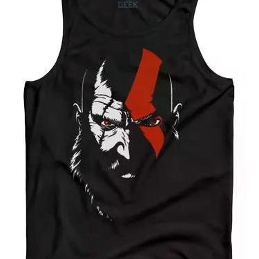 Imagem de Camiseta Regata Kratos God Of War Camisa Gamer Nerd Jogo - KING OF GEE