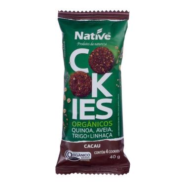 Imagem de Cookies Orgânico Native Aveia E Cacau 40g