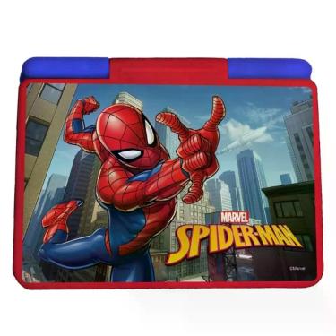 Imagem de Minigame Notebook Homem-aranha 58040 Bilíngue com Atividades Infantil Candide