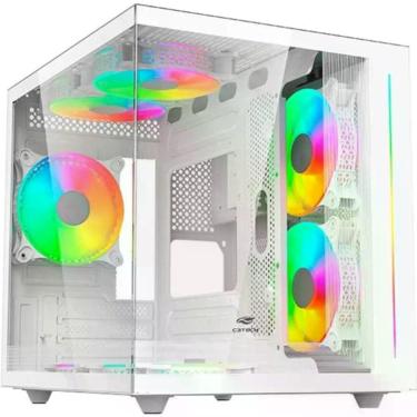 Imagem de Gabinete Gamer C3tech Aquarius Mt-g810 Sem Fans Branco