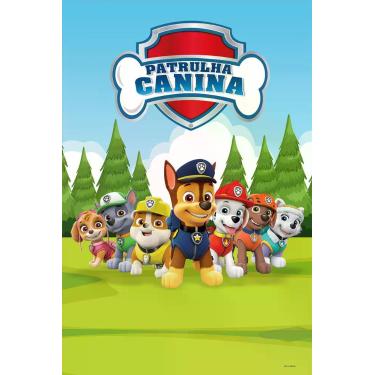 Imagem de Painel Festa Retangular P/ Casado 1,5x2,2m Patrulha Canina 2 - Fantasi