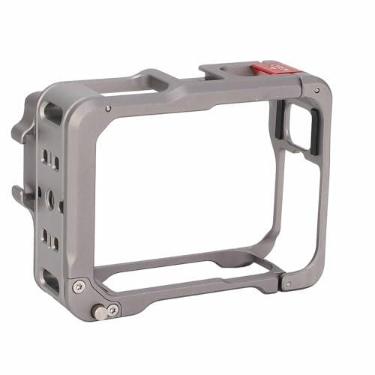 Imagem de Camera Frame Cage para Pro 2, Leve Proteção Action Camera Housing, Alta Dureza Alumínio Alloy Frame Cage Com Cold Shoe Mount para Ace Pro 2