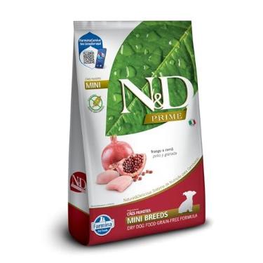Imagem de N&D Prime para Cães Filhotes de Raças Mini e Pequenas Sabor Frango e Romã 800g