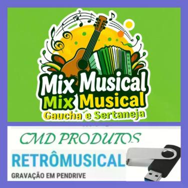 Imagem de Pen drive 8gb com Músicas = Mix Musical Gaúcha e Sertaneja (mp3) Em Pa