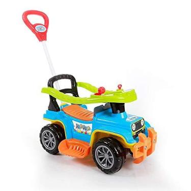 Imagem de Quadriciclo Infantil, para Menino e Menina, com Haste, Maral, Jip Jip Multicolorido